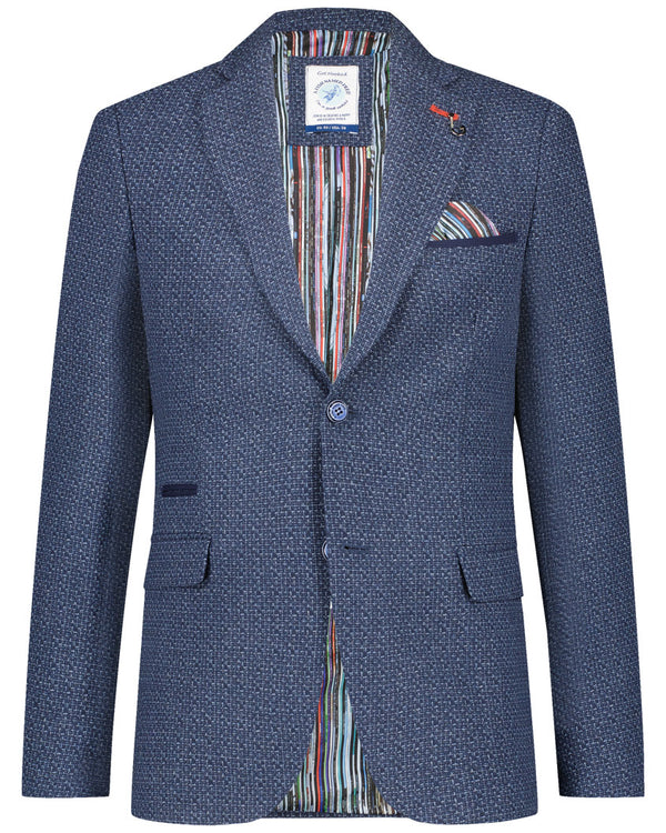 Blue Melange Blazer
